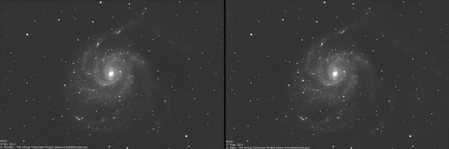 M101, before and after the SN 2011fe explosion