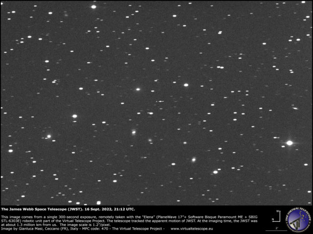 The James Webb Space Telescope: new image - 16 Sept. 2022 - The Virtual ...