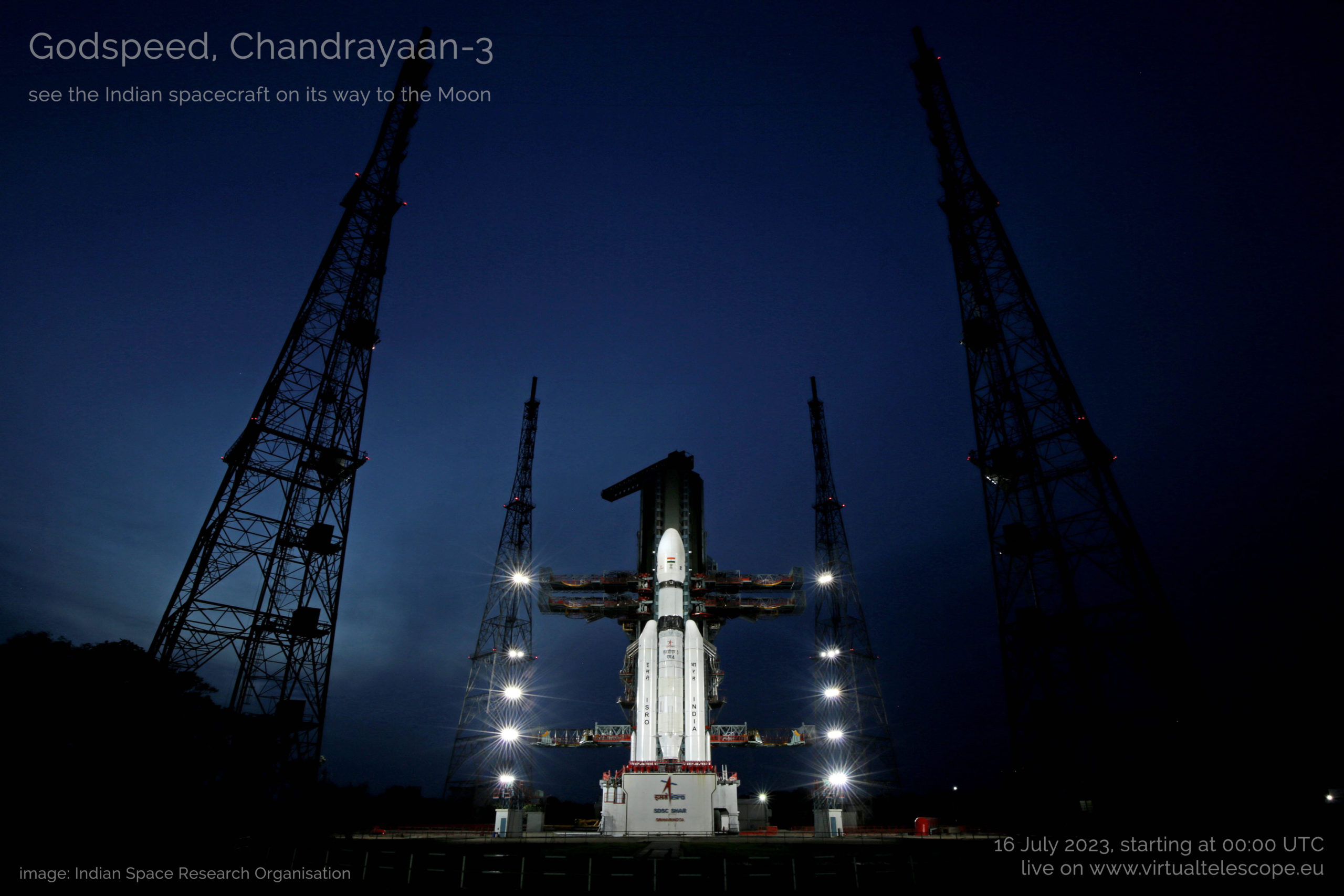 See the Chandrayaan3 space probe on its way to the Moon, live 16