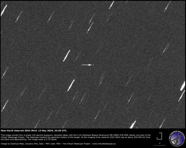 NearEarth Asteroid 2024 NJ16 extremely close encounter a image 13