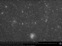 Comet C/2021 S3 Panstarrs, NGC 6946 and NGC 6939: 12 June 2024.