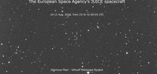 Time-lapse with the Juice spacecraft.