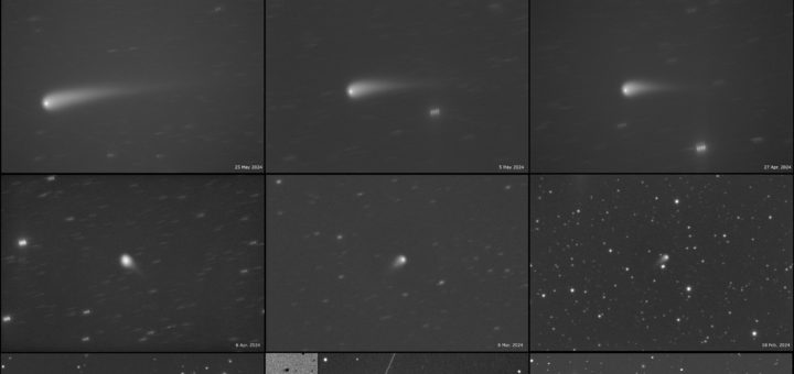 Comet C/2023 A3 Tsuchinshan-ATLAS: evolution from May 2023 to June 2024.