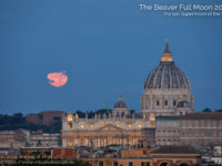 The Beaver full Moon 2024, the last Supermoon of the year - poster of the event.