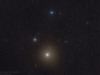 Mars, Pollux and Castor, imaged during the Jan. 2025 planetary parade.