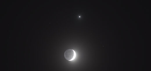 The Moon and Venus, imaged on 3 Jan. 2025, during their amazing conjunction.