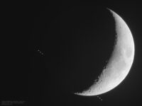 Saturn occultation by the Moon, 4 Jan. 2025.