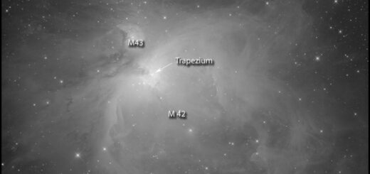 M42 region with IDs.