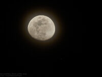 The Moon and Mars, in another image from the 9 Feb. 2025 close conjunction.