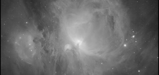 Messier 42 through an H-alpha filter. 29 Jan. 2025.