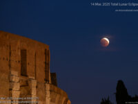 14 Mar. 2025 total lunar eclipse: poster of the event.