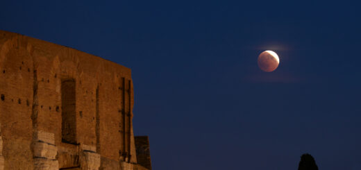 14 Mar. 2025 total lunar eclipse: poster of the event.